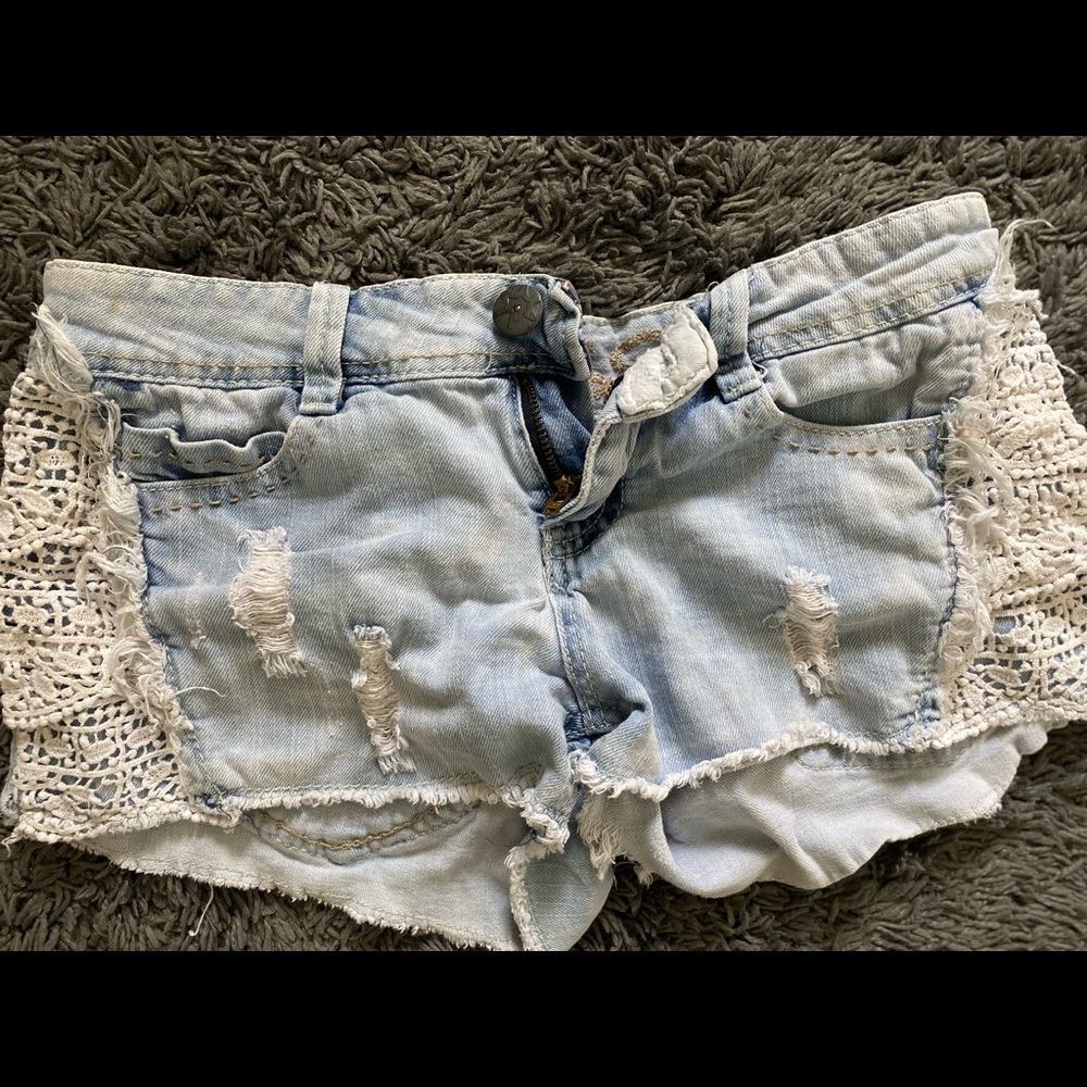 Vanilla star Jean shorts